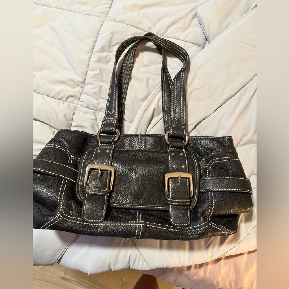 Sophia Caperelli Black genuine leather handbag